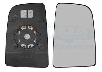 Sticla oglinda, oglinda retrovizoare exterioara VAN WEZEL * HAGUS * 3083838