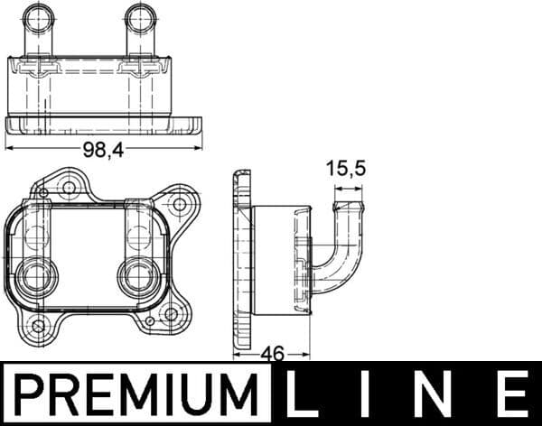 Radiator ulei, ulei motor MAHLE BEHR *** PREMIUM LINE *** CLC 168 000P