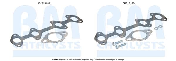 Set montare, catalizator BM CATALYSTS FK91515
