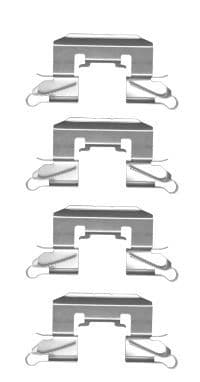 Set accesorii, placute frana TEXTAR 82512900
