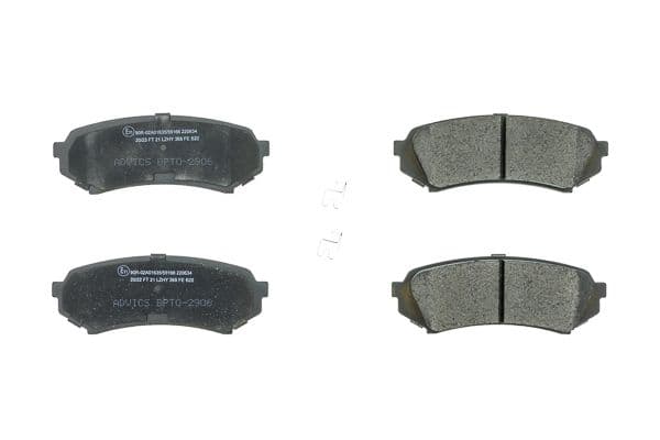set placute frana,frana disc AISIN Premium ADVICS by BPTO-2906