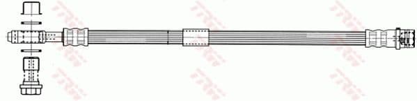 Furtun frana TRW PHD935