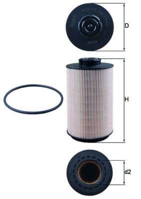 filtru combustibil MAHLE KX 230D