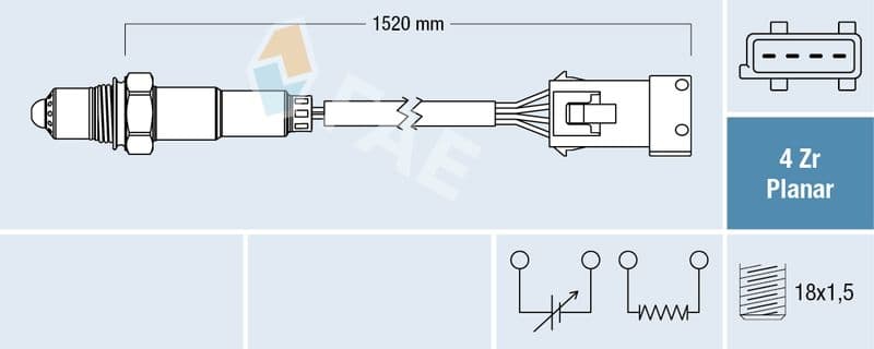 Sonda Lambda FAE 77242
