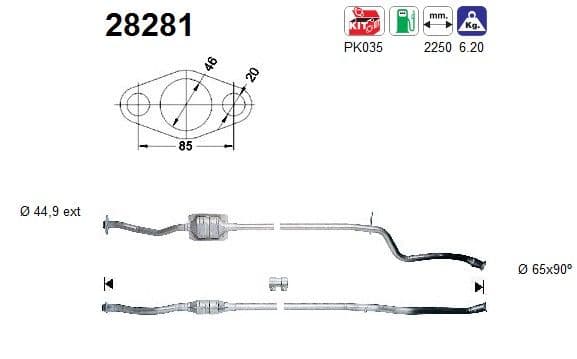 Catalizator AS-PL 28281