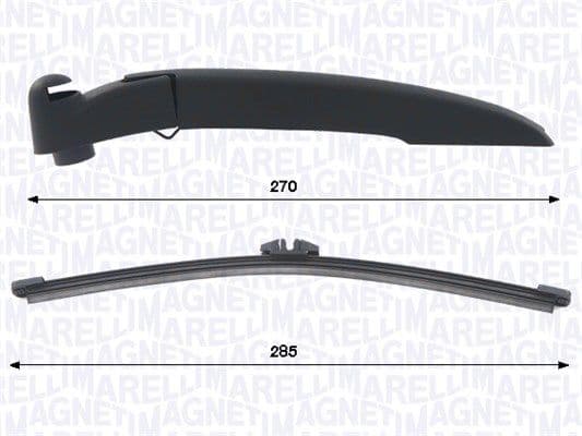 Set stergatoare, curatare parbriz MAGNETI MARELLI 000723180469