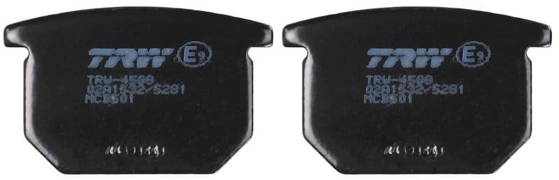 set placute frana,frana disc TRW MCB501