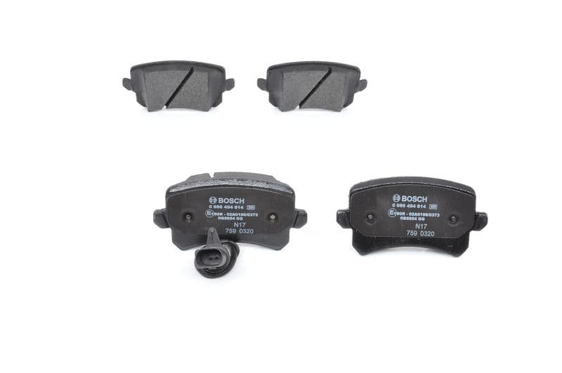set placute frana,frana disc BOSCH 0 986 494 814