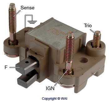 Regulator, alternator WAI Transpo IM288
