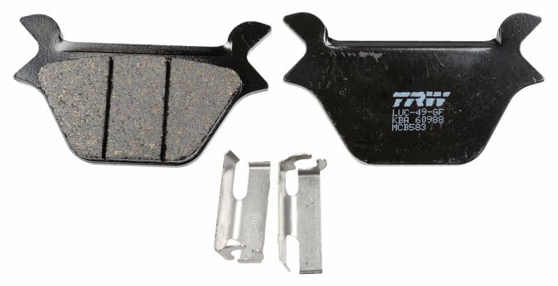 set placute frana,frana disc TRW Organic Allround MCB583