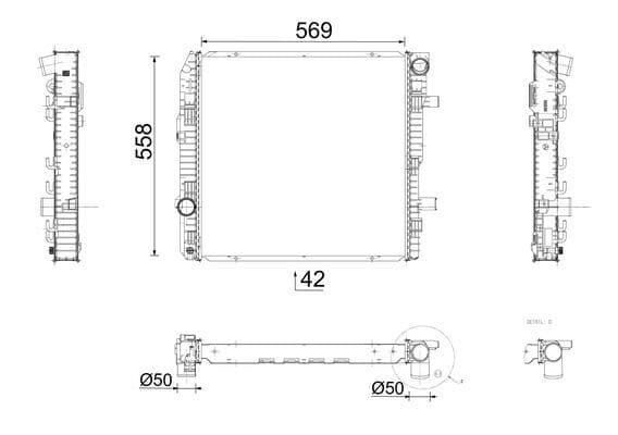 Radiator, racire motor MAHLE BEHR *** PREMIUM LINE *** CR 674 000P