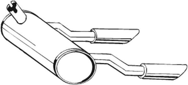 Toba esapament finala BOSAL 185-582