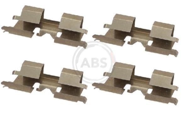 Set accesorii, placute frana ABS 1662Q