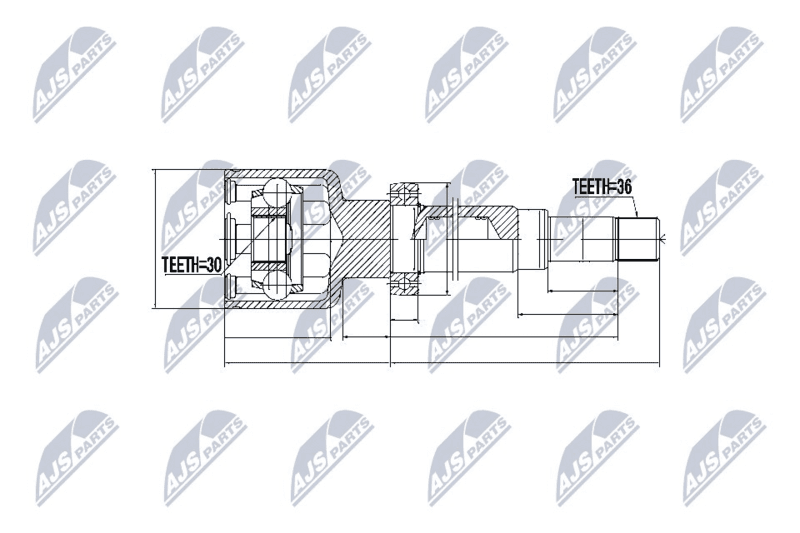 Set articulatie, planetara NTY NPW-FR-043