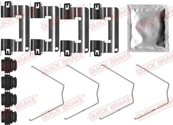 Set accesorii, placute frana QUICK BRAKE 109-0065