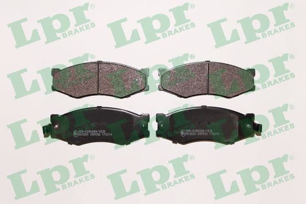 set placute frana,frana disc LPR 05P092
