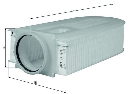 Filtru aer MAHLE LX 1686/1
