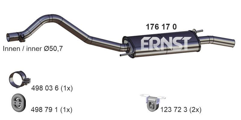 Toba esapament finala ERNST 176170