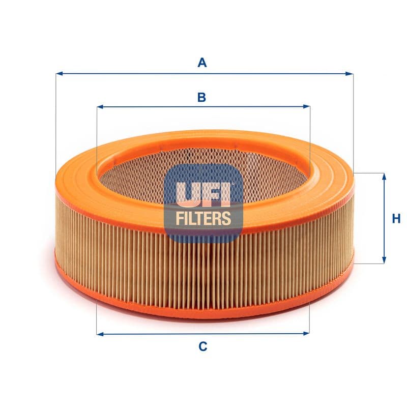 Filtru aer UFI 30.843.01