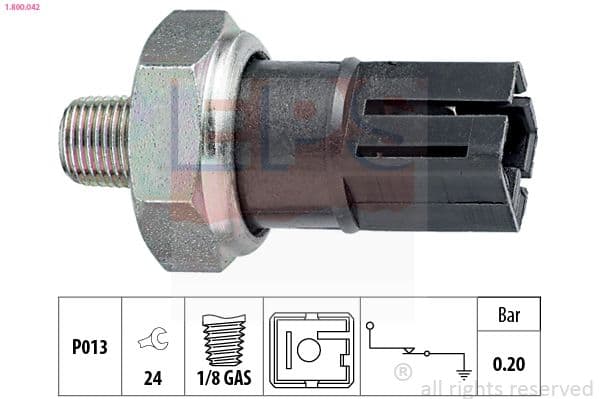 Senzor presiune ulei EPS Made in Italy - OE Equivalent 1.800.042