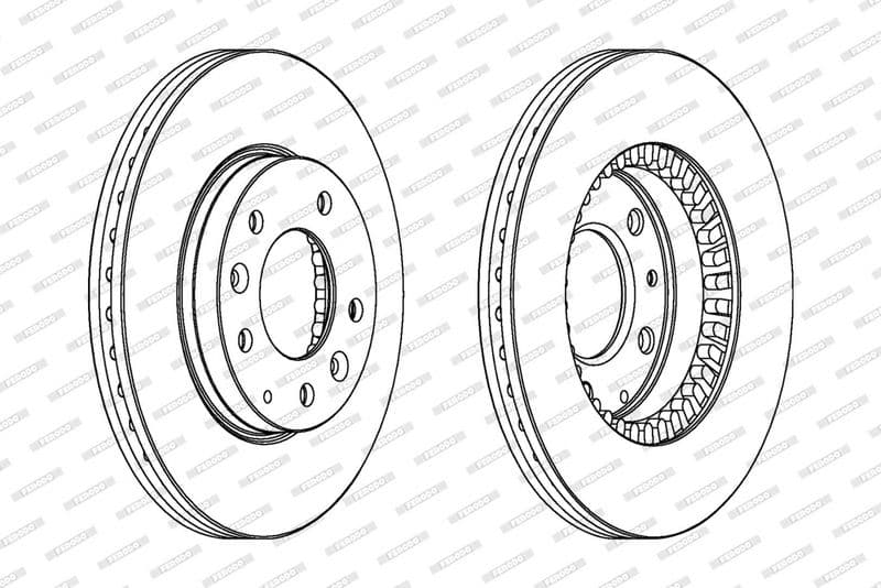 Disc frana FERODO PREMIER DDF1278C