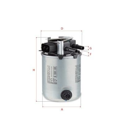 filtru combustibil SOFIMA S 1061 NR