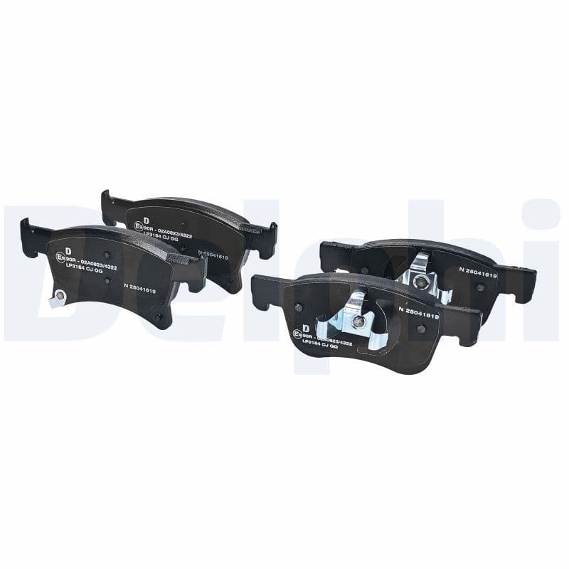 set placute frana,frana disc DELPHI LP3164