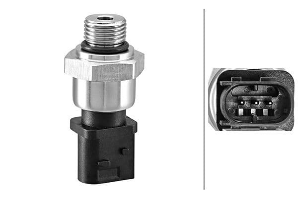 Senzor, presiune gaze evacuare HELLA 6PP 009 409-661