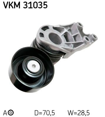 Intinzator curea, curea distributie SKF VKM 31035