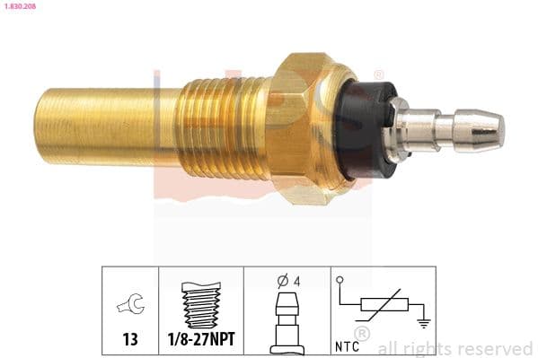 senzor,temperatura lichid de racire EPS 1.830.208
