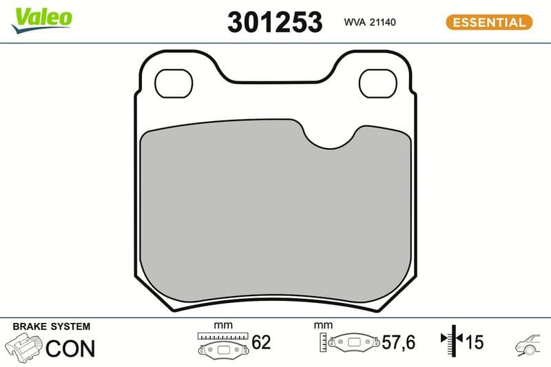 set placute frana,frana disc VALEO FIRST 301253