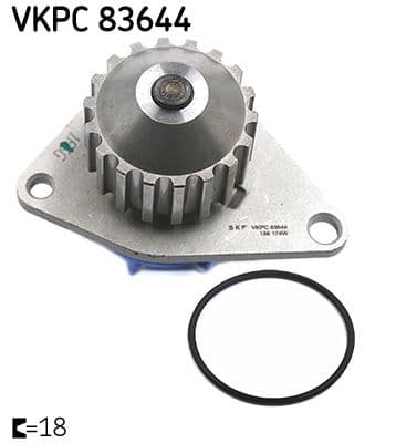 Pompă de apă, răcire motor SKF Aquamax VKPC 83644