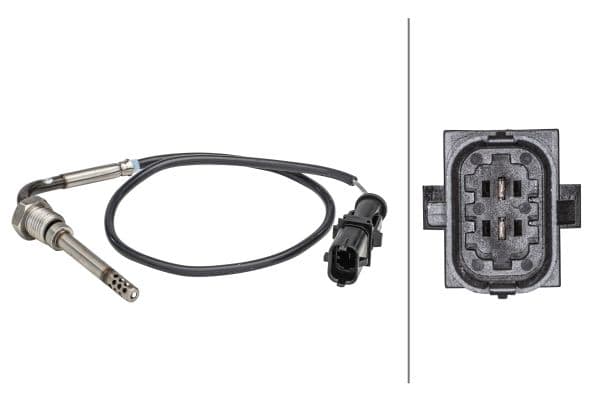 Senzor, temperatura gaze evacuare HELLA 6PT 358 181-051