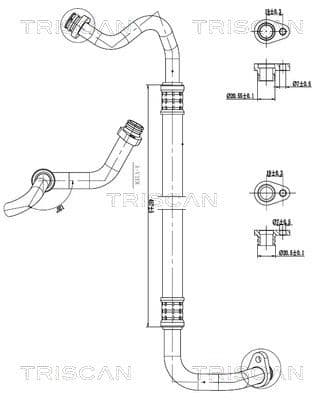 conducta presiune variabila,aer conditionat TRISCAN 9010 28070