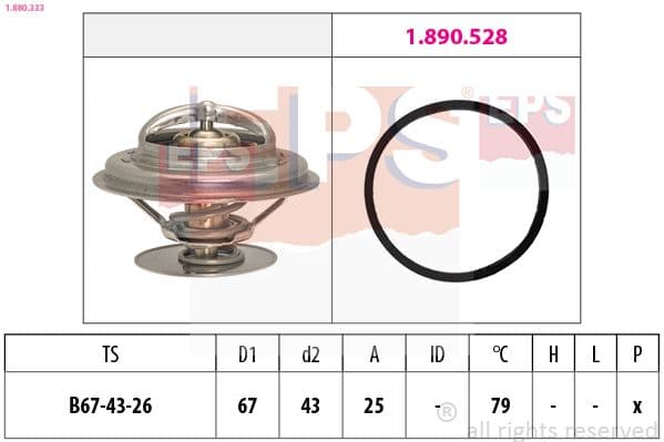 termostat,lichid racire EPS 1.880.333