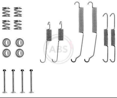 Set accesorii, sabot de frana ABS 0618Q