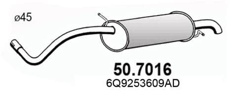 Toba esapament finala ASSO 50.7016
