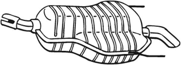 Toba esapament finala BOSAL 185-489