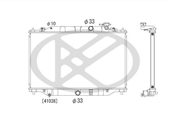 Radiator, racire motor KOYORAD PL062773R