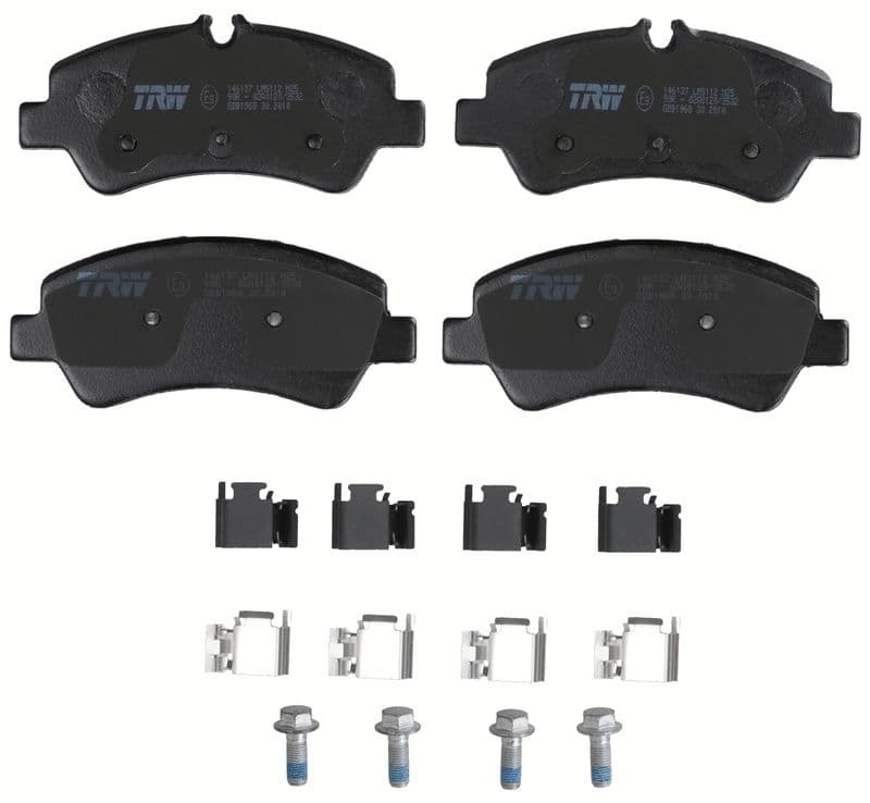 set placute frana,frana disc TRW GDB1968
