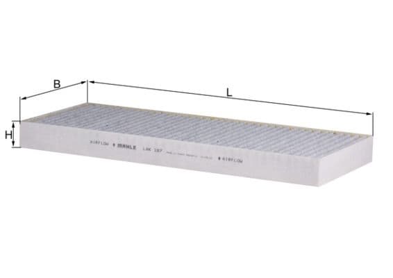 Filtru, aer habitaclu KNECHT LAK 167