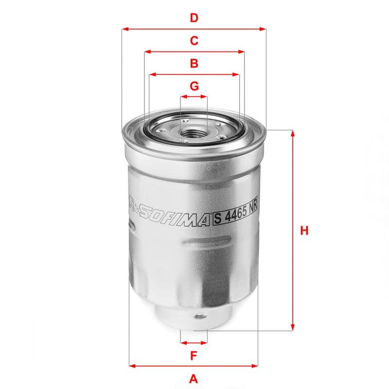 filtru combustibil SOFIMA S 4465 NR