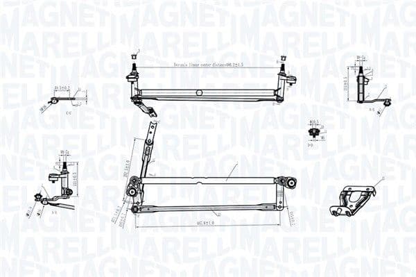 Legaturi stergator parbriz MAGNETI MARELLI 085570177010