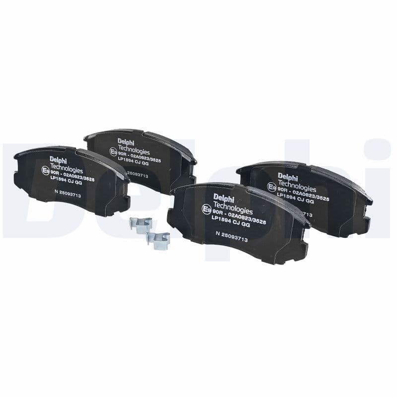 set placute frana,frana disc DELPHI LP1594