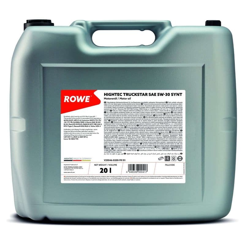 ulei de motor ROWE HIGHTEC TRUCKSTAR SAE 5W-30 SYNT 20046-0200-99