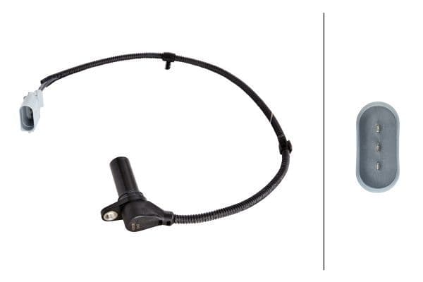 Senzor impulsuri, arbore cotit HELLA 6PU 009 146-541