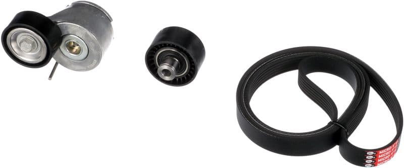 Set curea transmisie cu caneluri GATES Micro-V® K036PK1708