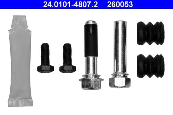 Set accesorii, etrier frana ATE 24.0101-4807.2