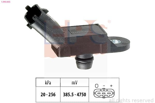 senzor presiune aer EPS Made in Italy - OE Equivalent 1.993.055