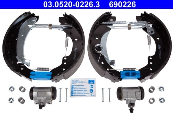 Set saboti frana ATE Original TopKit 03.0520-0226.3